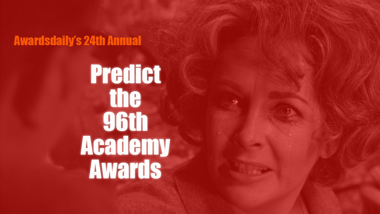 2024 Oscar Predictions AwardsDaily’s 24th Annual Predict the Oscars